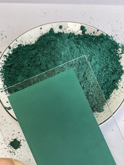 โคบอลต์โครไมต์กรีนสปิเนล (Pigment Green 26) สำหรับการพิมพ์แก้ว